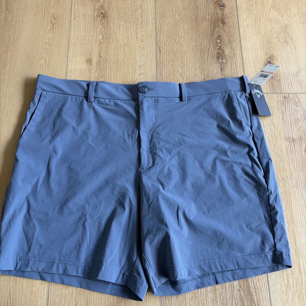 Callaway Men's Performance Golf Short Size 40 Blue 7inch Inseam Nwt $74 MSRP